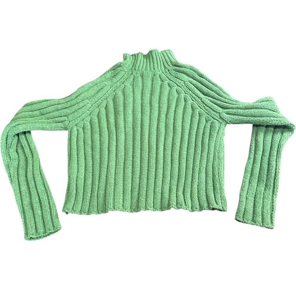 American Eagle Outfitters Green Cowl Neck Sweater - Picture 4 of 5